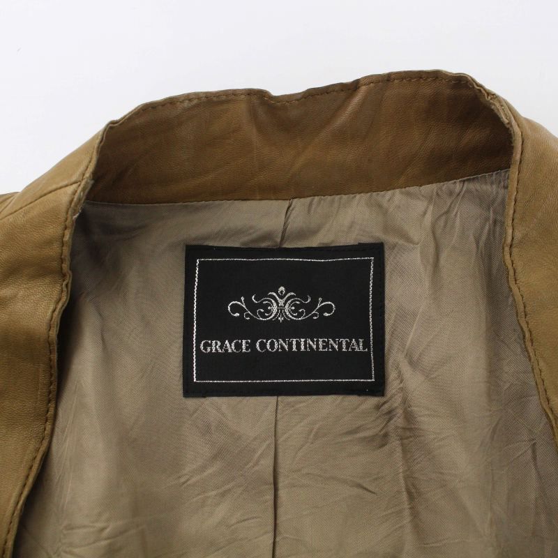 グレースコンチネンタル GRACE CONTINENTAL ライダースジャケット ...