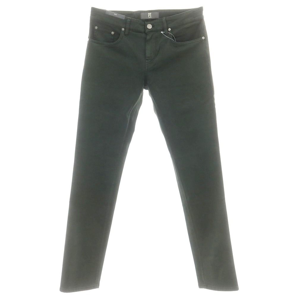 アウトレット ピーティートリノ デニム PT TORINO DENIM SWING ストレッチ コットンウール 5ポケットパンツ ダークグリーン サイズ31 メンズ