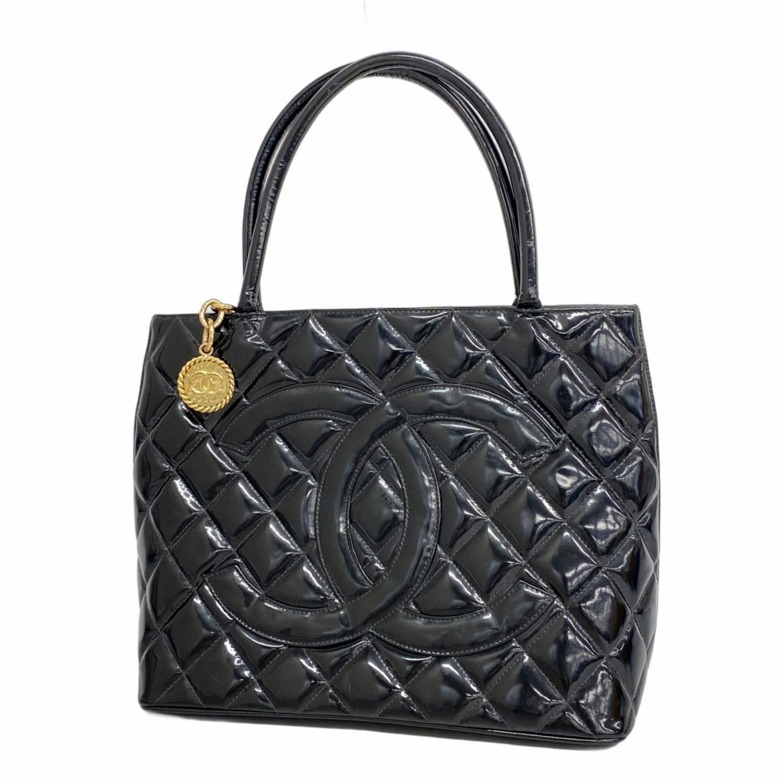 シャネル(Chanel) シャネル トートバッグ 復刻トート パテント