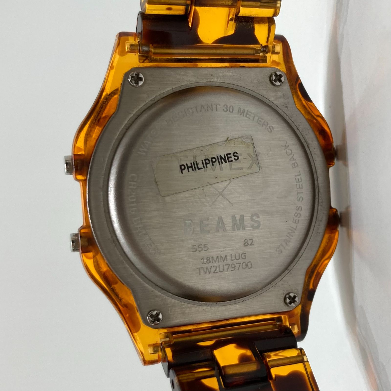 TIMEX x BEAMS / 別注 Classics Digital Tortise shell TW2U79700 アナログ腕時計 べっ甲 ビームス  - メルカリ