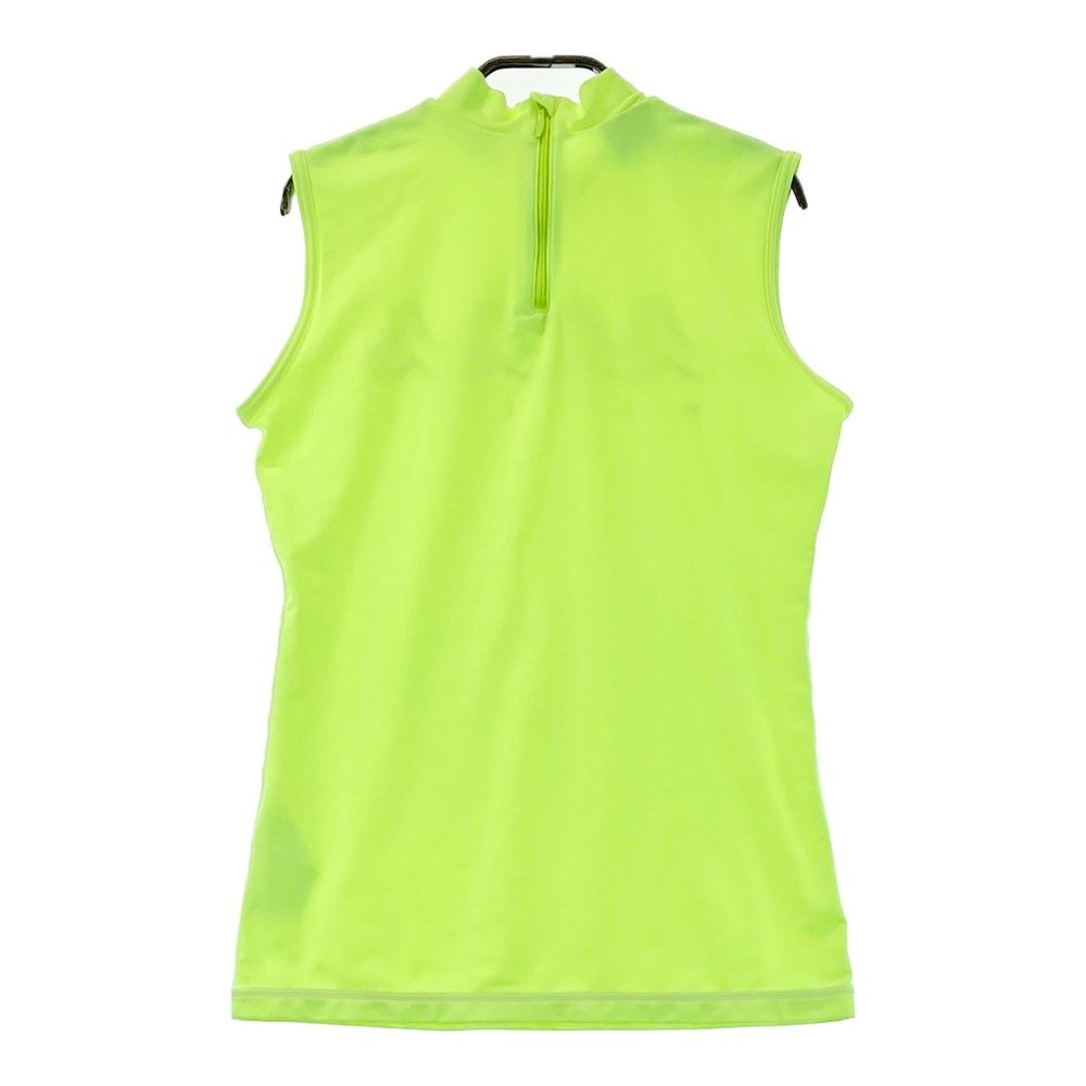 サイズ 2 MUTA MARINE ムータマリン モックネック ノースリーブシャツ イエロー系 240101542399 ゴルフウェア レディース ストスト