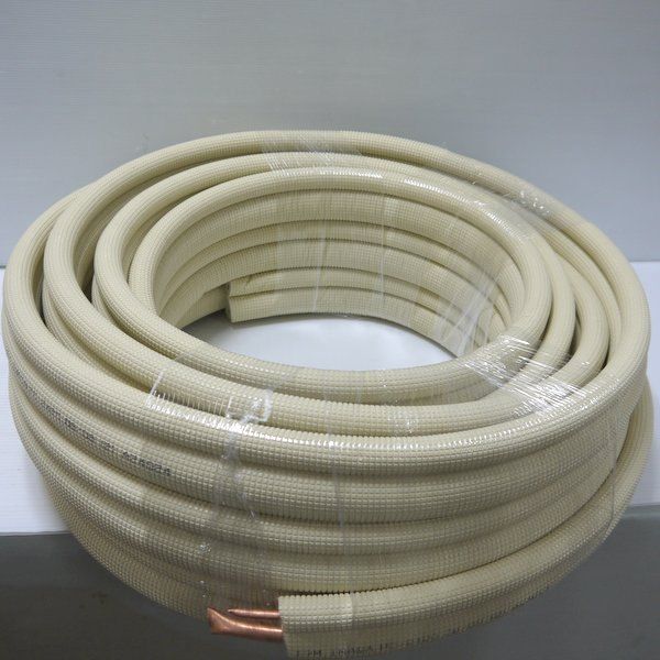 因幡電工 ペアコイル 2分4分 約17m/20m巻 PC-2420 エアコン用