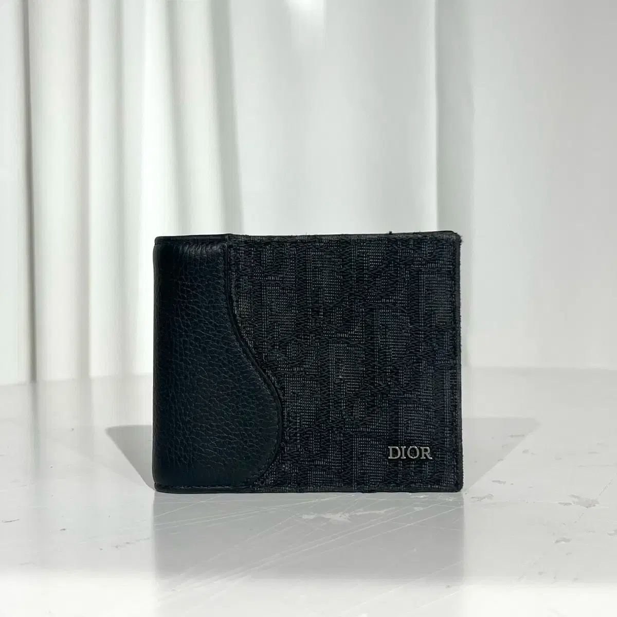 アニアリaniaryトートバッグ ウェーブレザー 16-02000 中古ネイビー