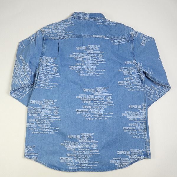Size【M】 SUPREME シュプリーム 23SS Trademark Jacquard Denim Shirt ...