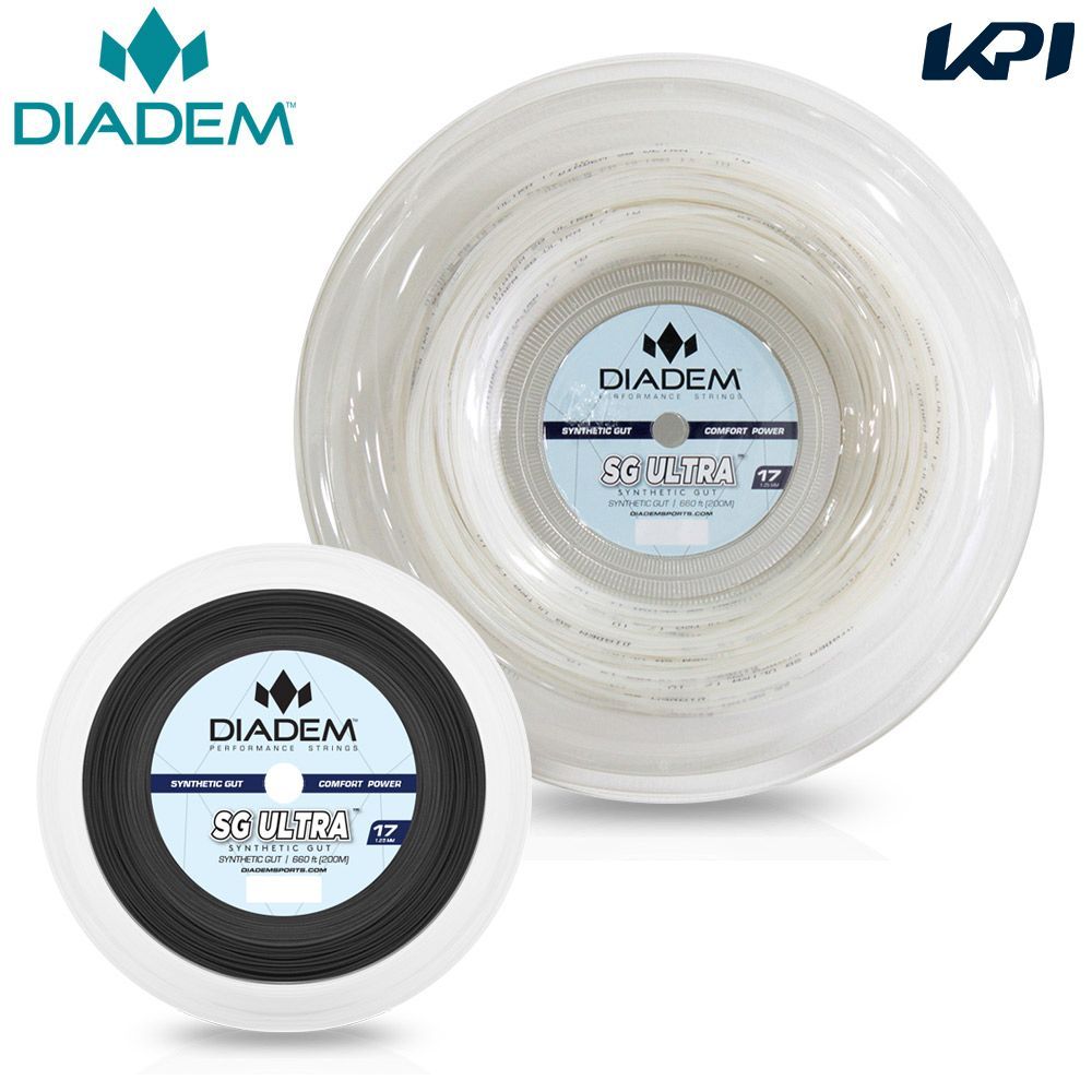 ダイアデム DIADEM テニスガット ストリング SG Ultra エスジー ウルトラ 16 200mロール DIA-TFA019 タイムセール