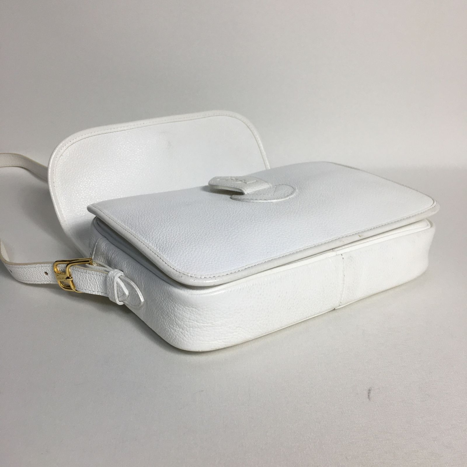 2503-215｜美品｜イヴサンローラン ショルダーバッグ ホワイト