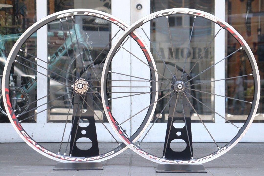 カンパニョーロ CAMPAGNOLO ユーラス EURUS アルミ クリンチャー ホイールセット カンパ10S 15C ナローリム 横浜店