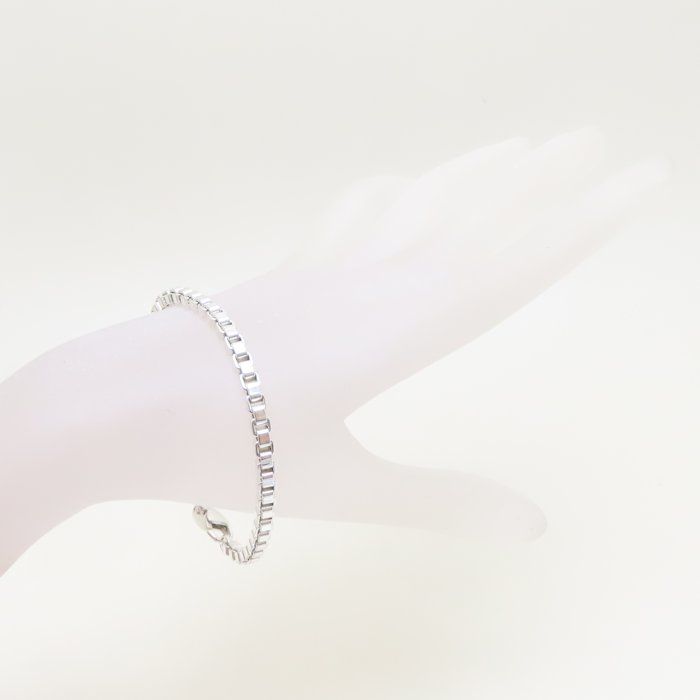 TIFFANY ティファニー ベネチアン ブレスレット　19cm Tiffany & Co. ベネチアン リンク ブレスレット ギフトにも