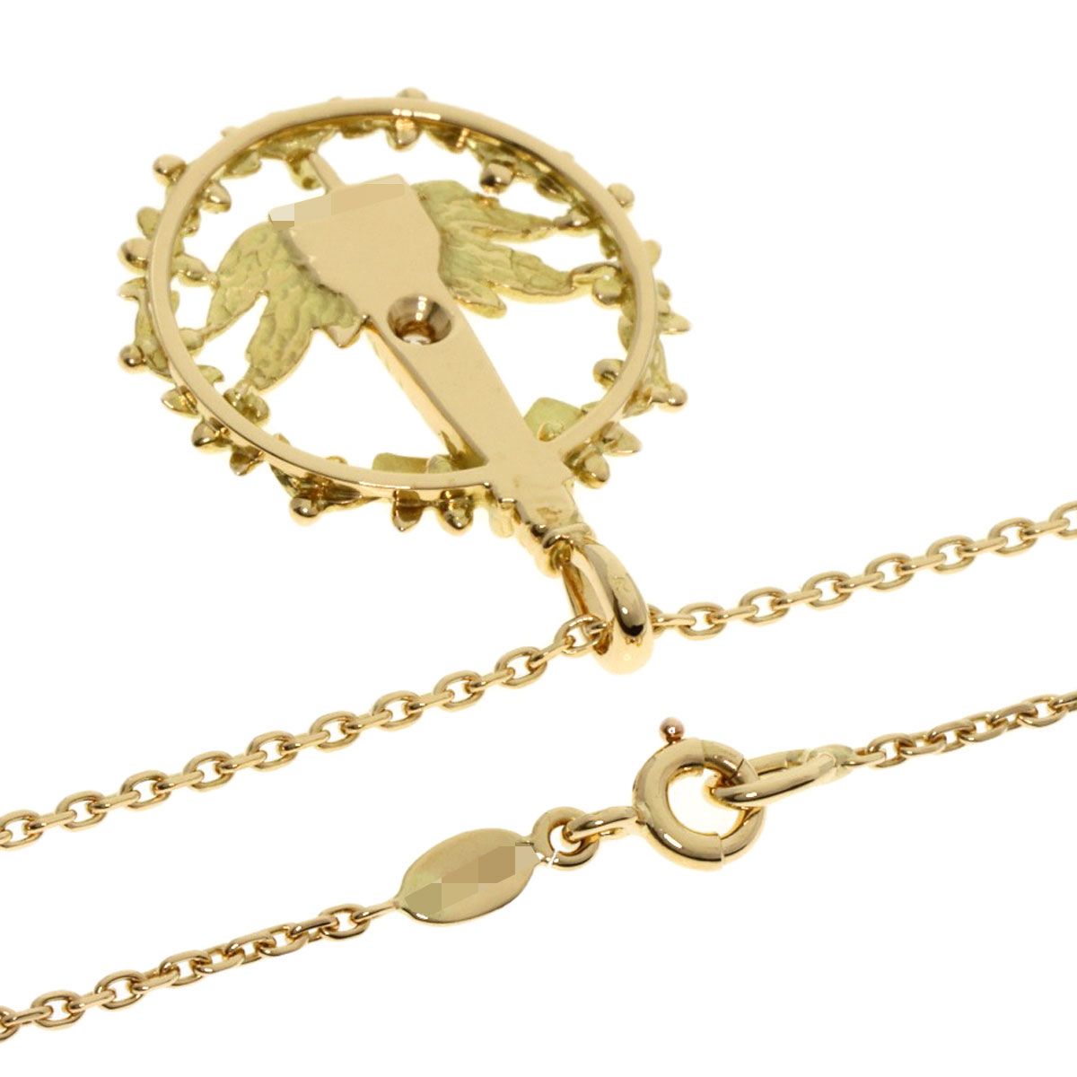 Chaumet ショーメ ホールマーク 1P ダイヤモンド ネックレス K18YG  