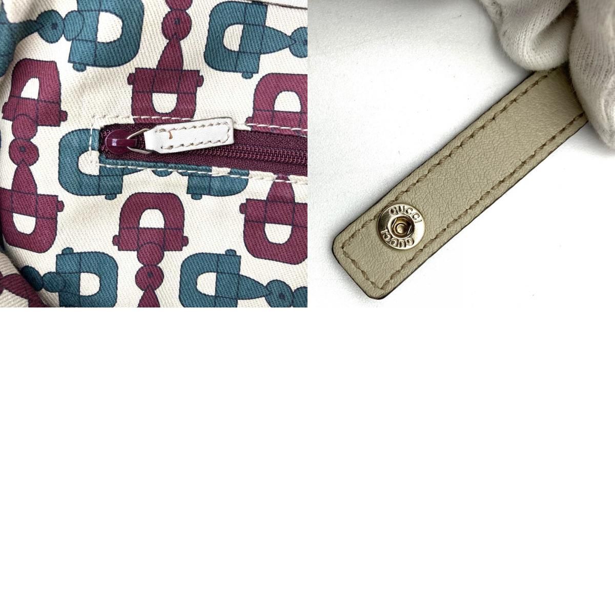 GUCCI グッチ 130736 アビー トートバッグ ベージュ グッチシマレザー 