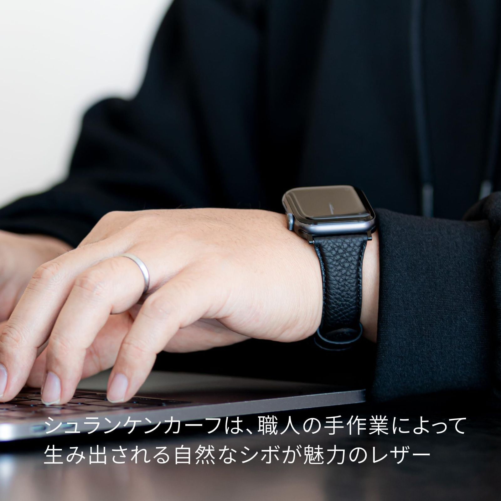 41・40・38mm_ベイビーブルー [GRAMAS] Apple Watch バンド 本革レザー シュランケンカーフ コンパチブル ビジネススタイル アップルウォッチ  バンド apple watch series 7/6/SE/5/4/3/2/1 (41・4 - メルカリ