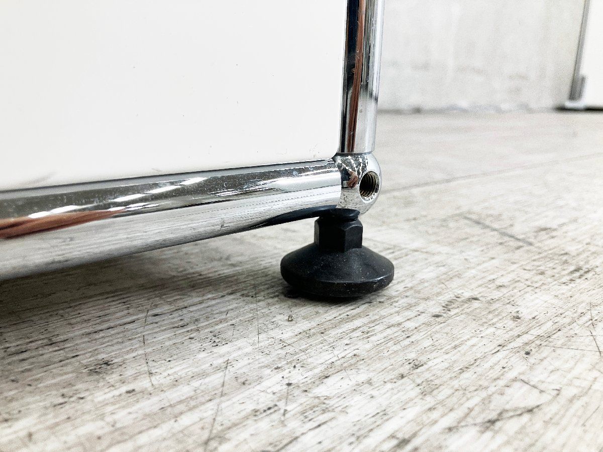 USMハラー 2連2段キャビネット ピュアホワイ サイドボード D500 OPDD MARWIL-DEMENAGEMENTS_CH