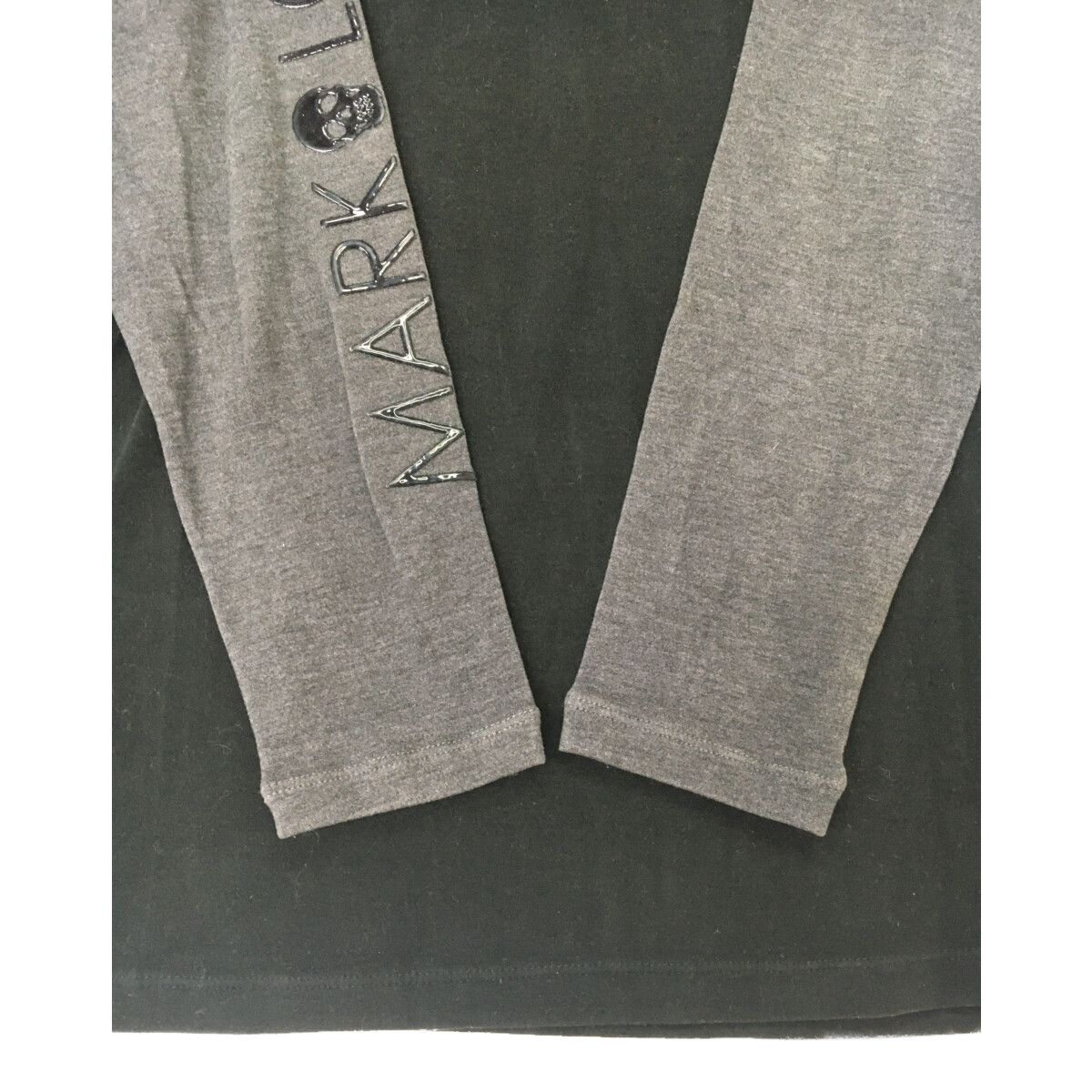 中古 メンズ マークアンドロナ MARK&LONA 長袖シャツ SM 黒×グレー