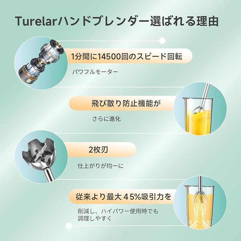 377 ハンドブレンダー フードプロセッサー 離乳食 アタッチメント 5役 楽天市場】ブレンダー ハンドブレンダー 離乳食 1台5役 ミキサー