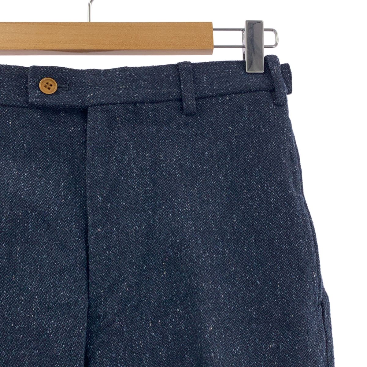 visvim ビズビム HIGH-WATER SLACKS ウールスラックス 1 ネイビー メンズ