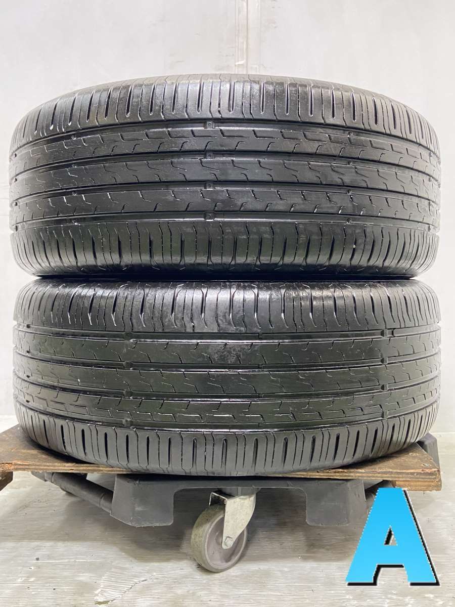 225/55R17  nコンチネンタル ECOCONTACT6 n中古タイヤ サマータイヤ 2本セットn s17230314076