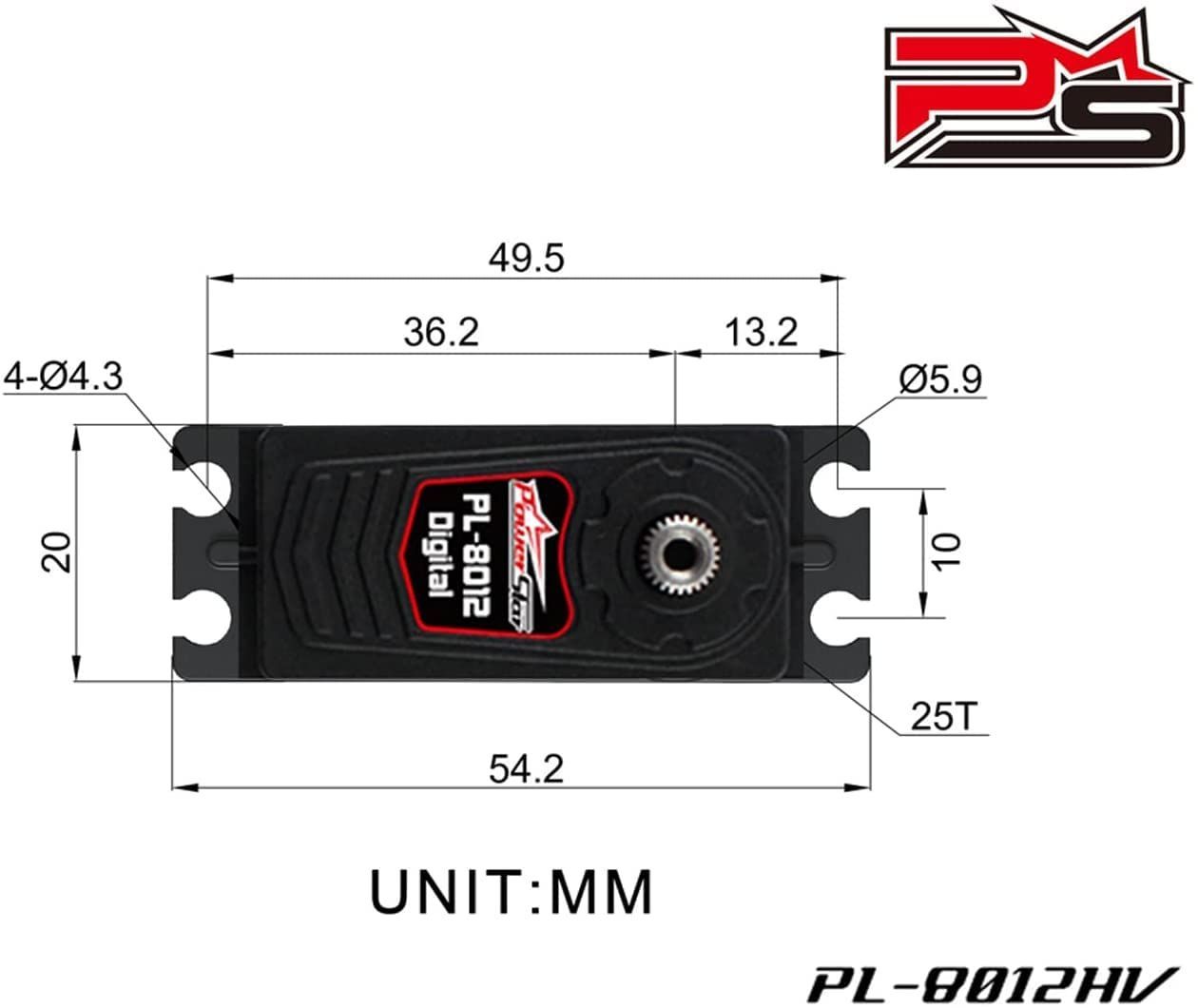 POTENZA DS34HV ハイボルテージ デジタルサーボ 6個 - ホビーラジコン