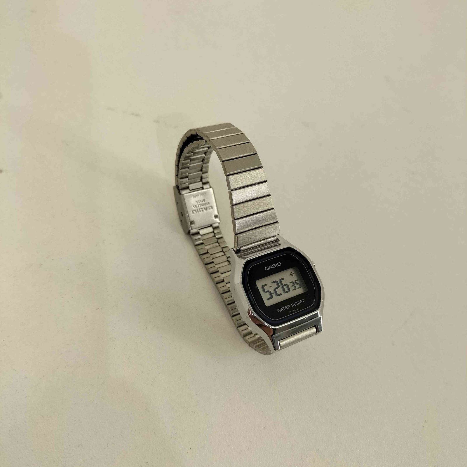 CASIO HOTBIZ デジタル腕時計 シルバー ヴィンテージ｜Yahoo