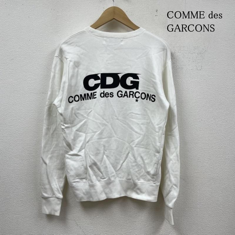 COMME des GARCONS コムデギャルソン トレーナー 長袖 CDG 長袖 スウェット ロゴ プリント SZ-T002 AD2019 -  メルカリ