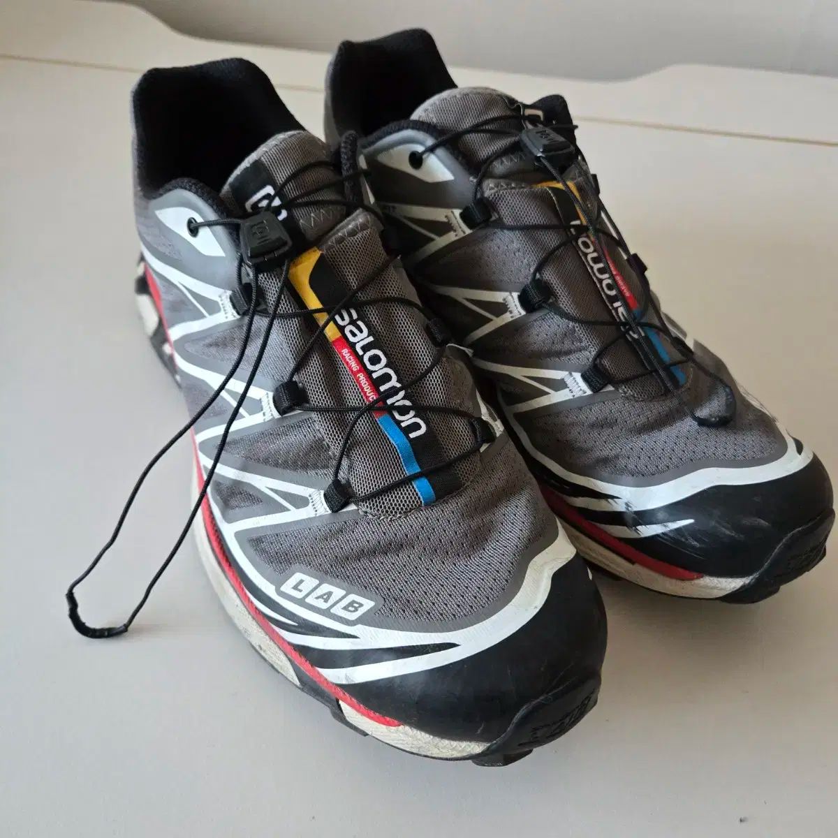 SALOMON(サロモン) xt ー 6 285jp ピューター オーロラレッド