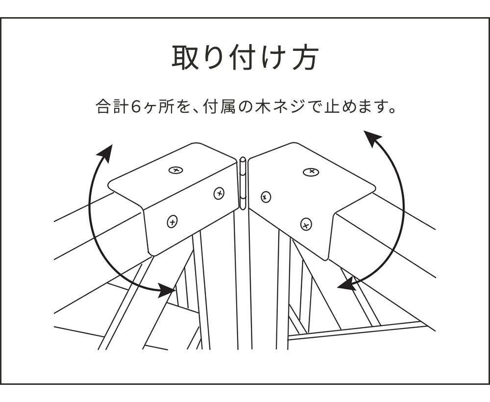 フェンス用コーナー連結金具
