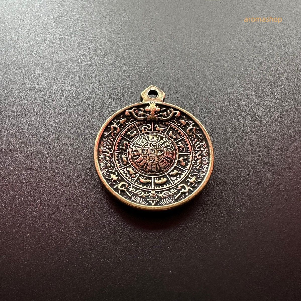 銅鏡 八卦鏡 鎮宅辟邪 開運風水 招財 工芸品 装飾品 置物 銅器 張天師