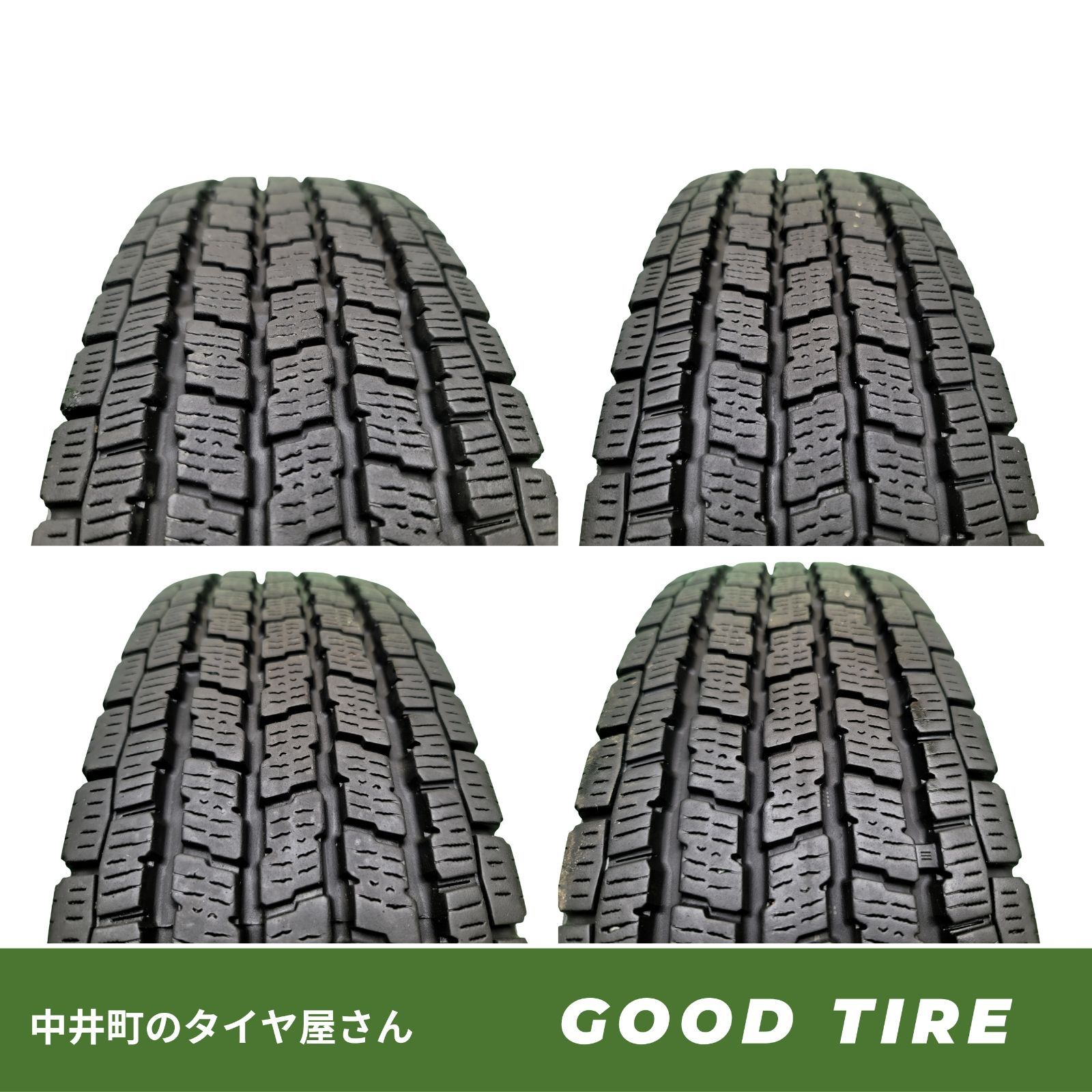 155|80R14 88|86NLT ヨコハマ ICEGUARD IG90 4本 2025年製 8分山 タイヤ ADバン プロボックス サクシード 7024