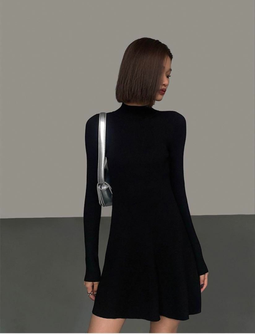 春コーデ タイトミニワンピース