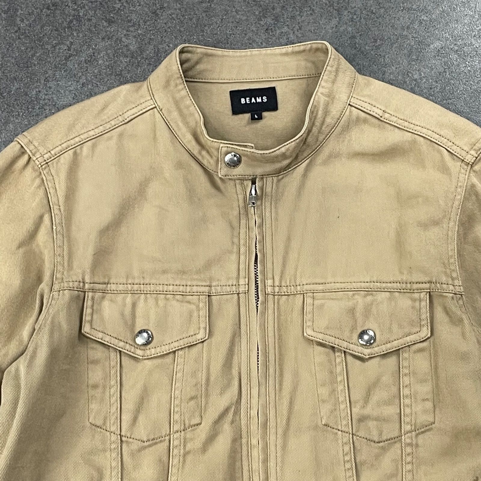 BEAMS Full Zip Riders Jacket Blouson ビームス フルジップ ワーク