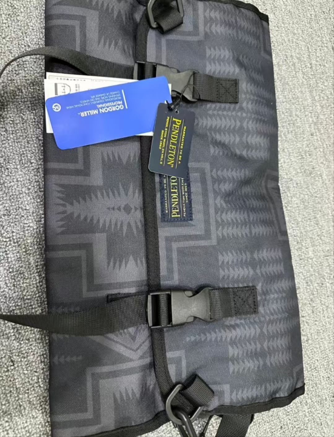 GORDON MILLER×PENDLETON ハンギングバッグ ラージ DARK GRAY