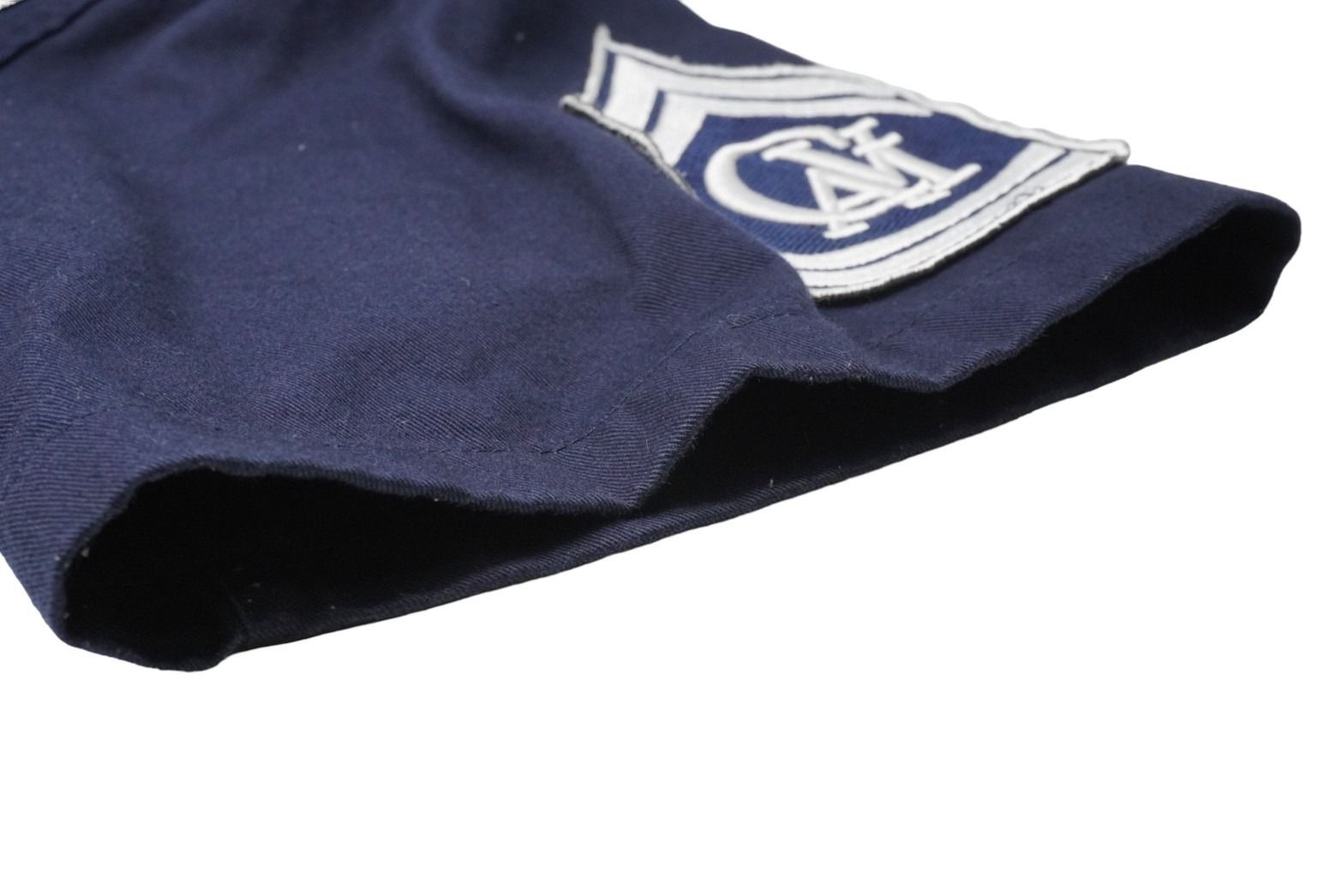 CAVI SWAGGER 半袖ミリタリーシャツ トップス スワッガー INDIA製 コットン ポリエステル ネイビー サイズL 良品 中古 53260