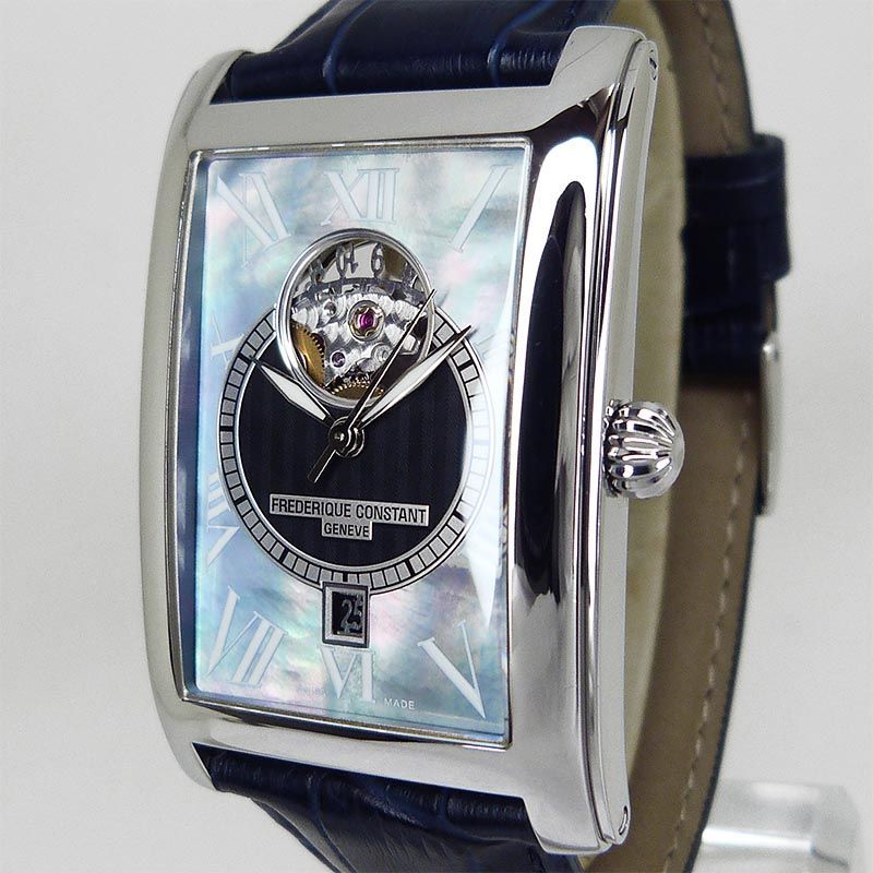 中古美品フレデリック・コンスタント【FREDERIQUE CONSTANT】 FC-315MPB4C26 クラシック カレ ハートビート＆デイト オートマチック 世界限定500本 OH済