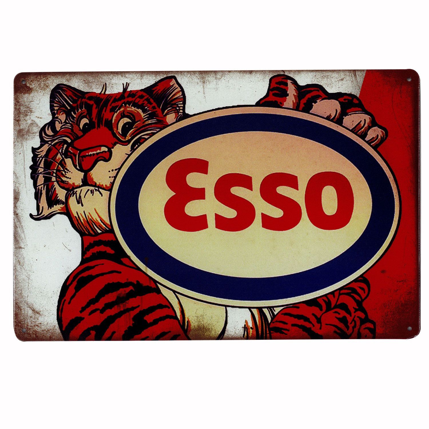 ESSO アメリカ 看板 サインボード ブリキ看板 レトロ ビンテージ
