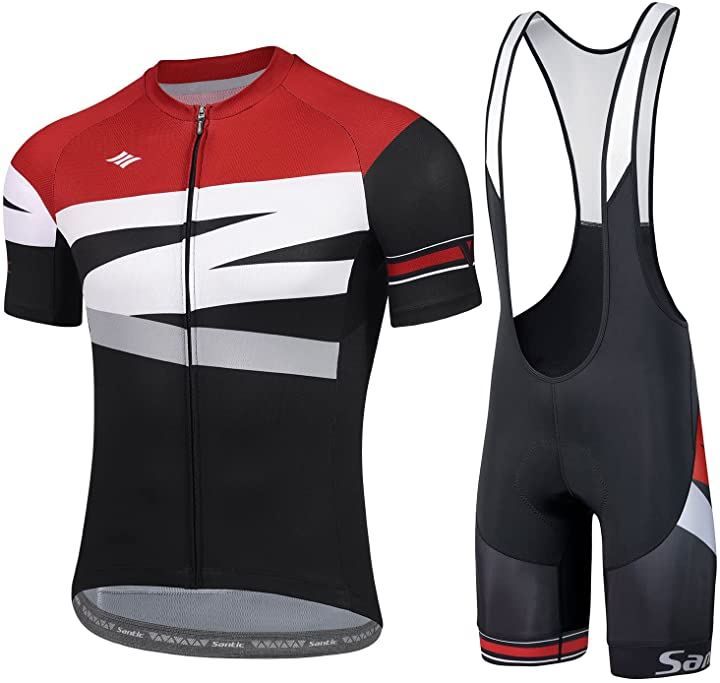 メンズ サイクルジャージ 上下セット 半袖 サイクルウェア 夏 吸汗速乾