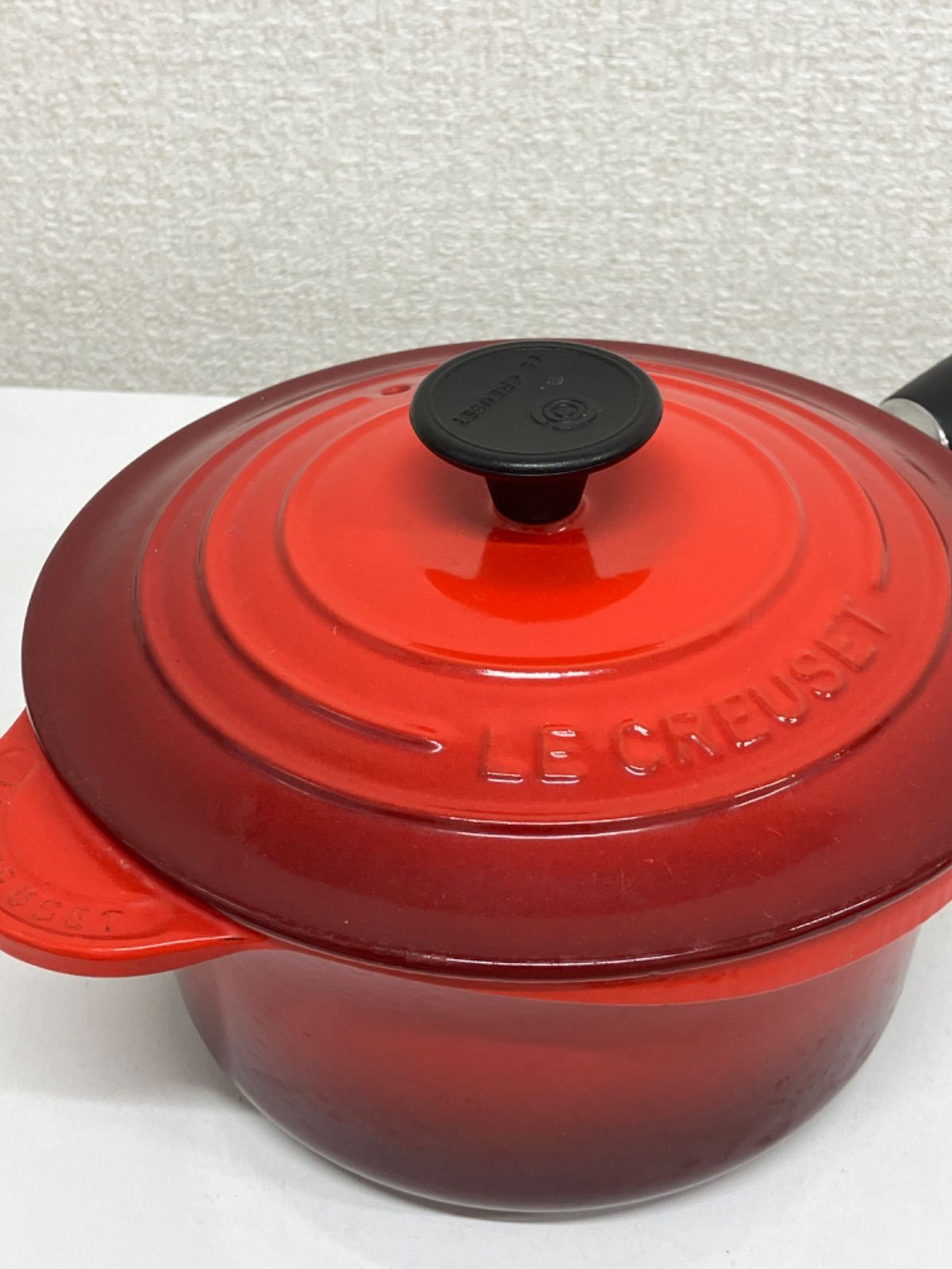 【新品未使用】ル・クルーゼ　18㎝　片手鍋　チェリーレッド ル・クルーゼ 18㎝ 片手鍋 チェリーレッド - メルカリ