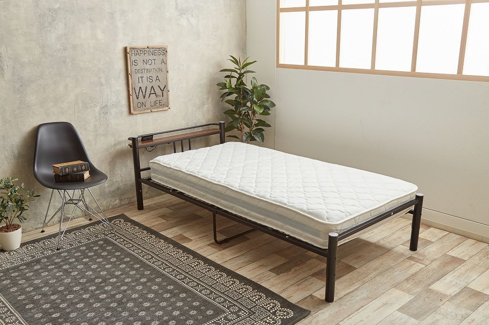 ダブル】 超高密度ハイグレードポケットコイルマットレス 