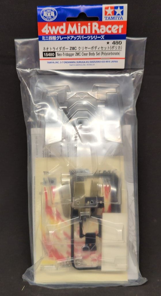 ネオトライダガーZMC　クリヤーボディセット×6　バラ売り不可 ネオトライダガーZMC クリヤーボディセット×6 バラ売り不可