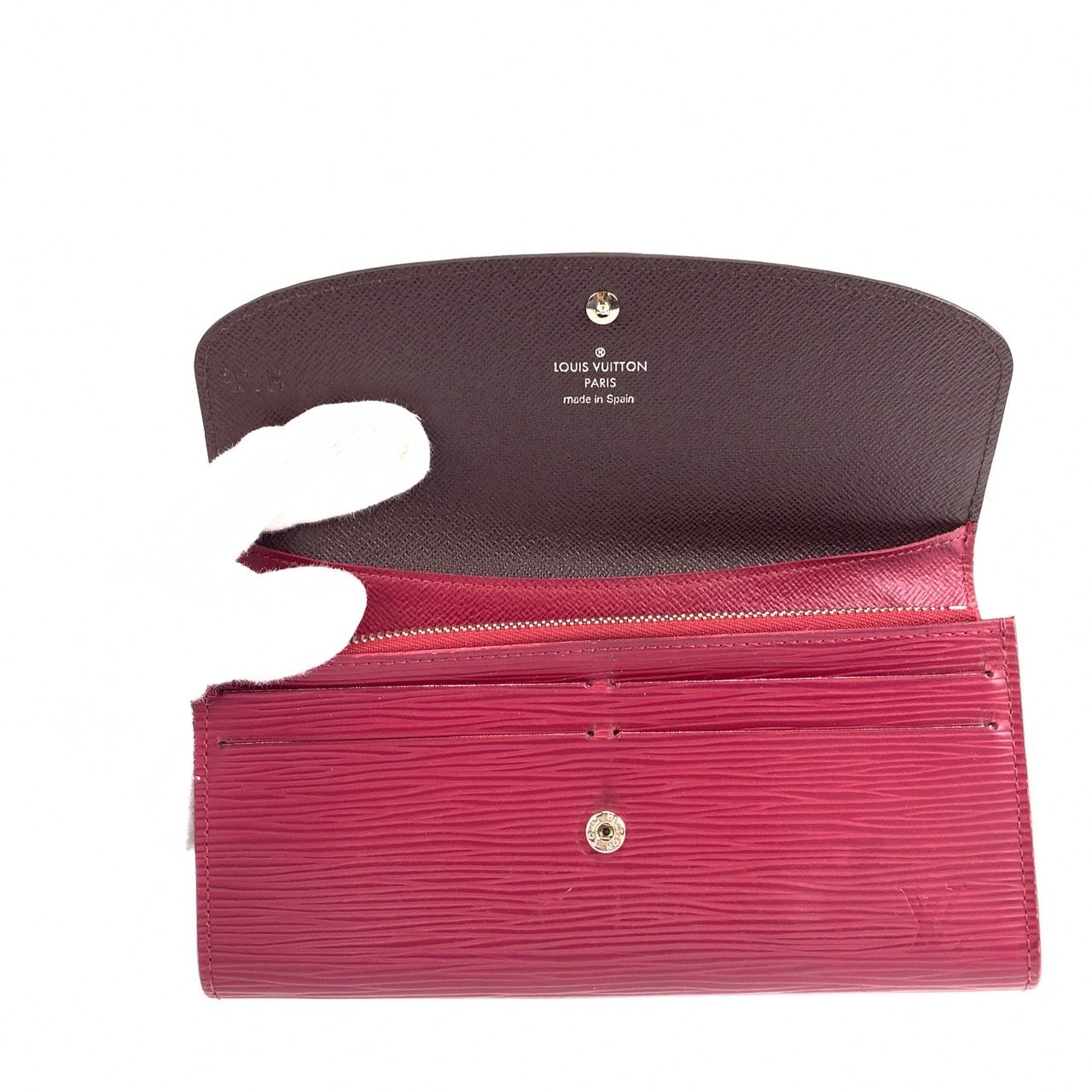 LOUIS VUITTON ルイヴィトン エピ ポルトフォイユ エミリー パープル 