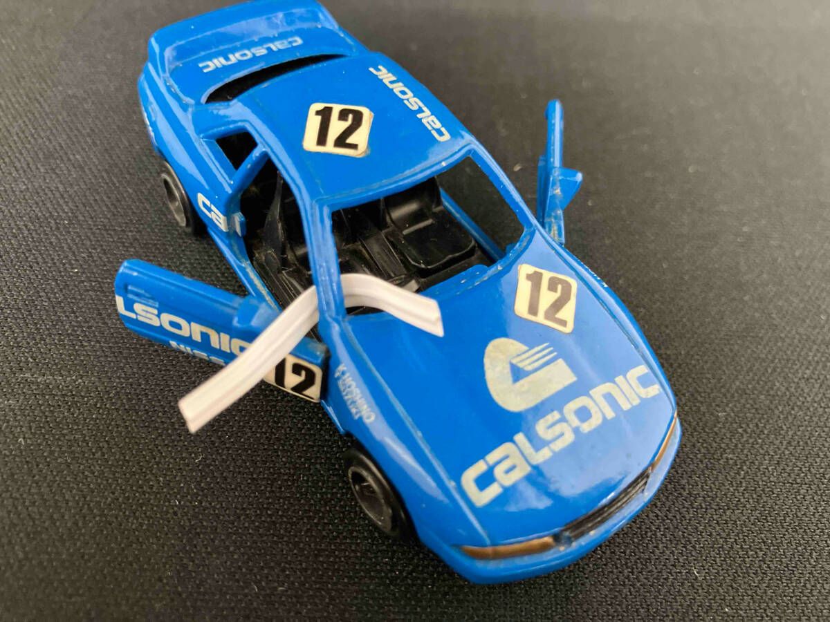 現状品、全面窓無し、塗装削れ有り トミカ 日産 カルソニック