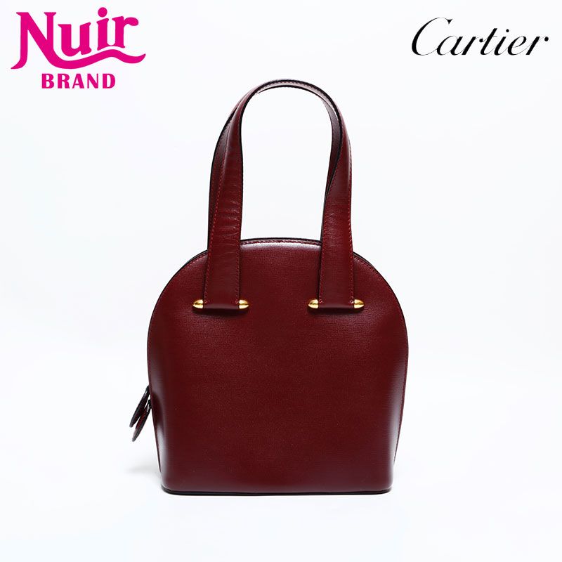 CARTIER カルティエ ハンドバッグ レザー マスト ドゥ - メルカリ
