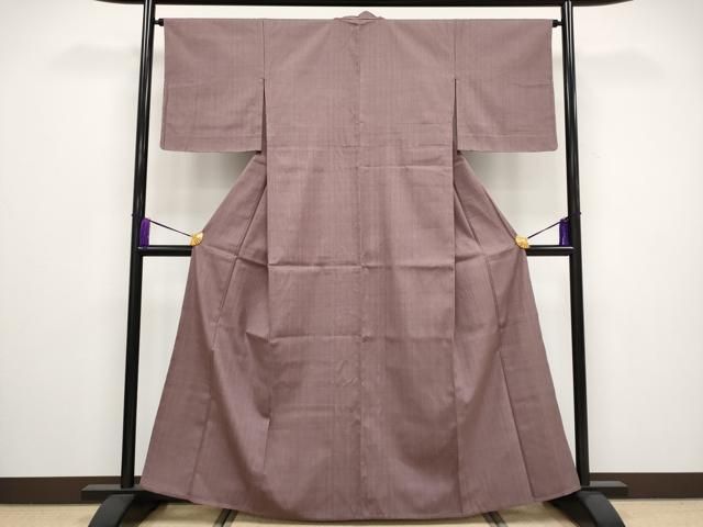 大幅割引！ 平和屋着物 上 本場結城紬 重要無形文化財 単衣 色無地 鴇浅葱色地 CYAA3061s5 2025年