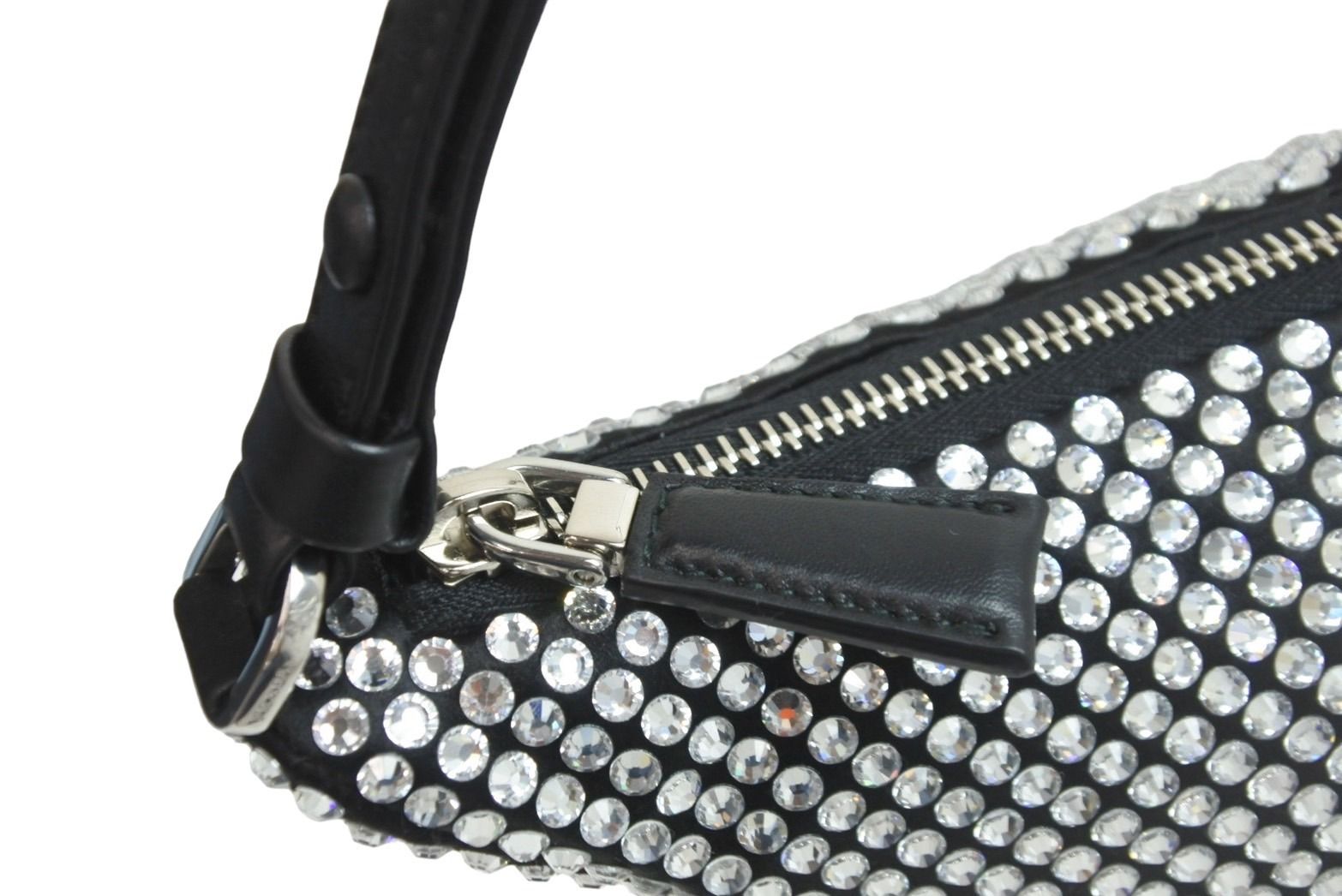 新品同様 PRADA プラダ ワンショルダーバッグ クリスタル