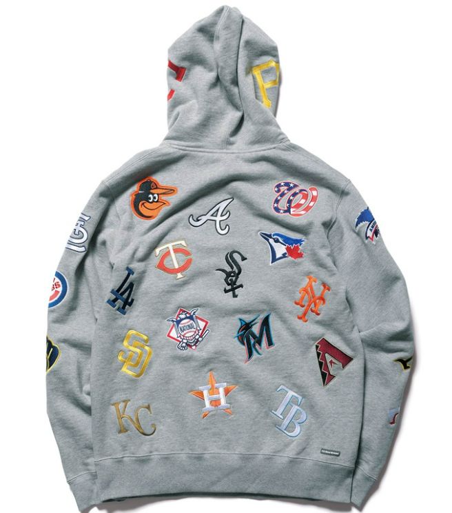 fcrealbrirtolFCRB MLB TOUR ALL TEAM SWEAT HOODIE - www