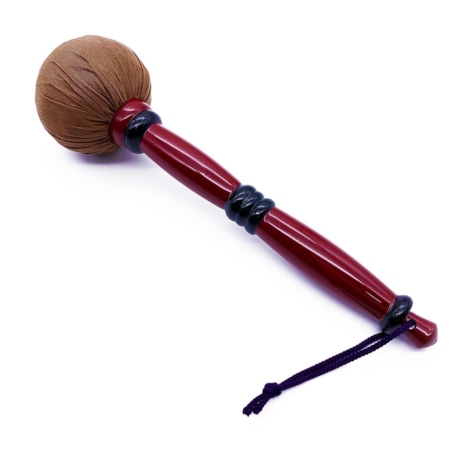 shingon.shop 銅鑼撥 どらばち 銅鑼桴 柄朱塗り