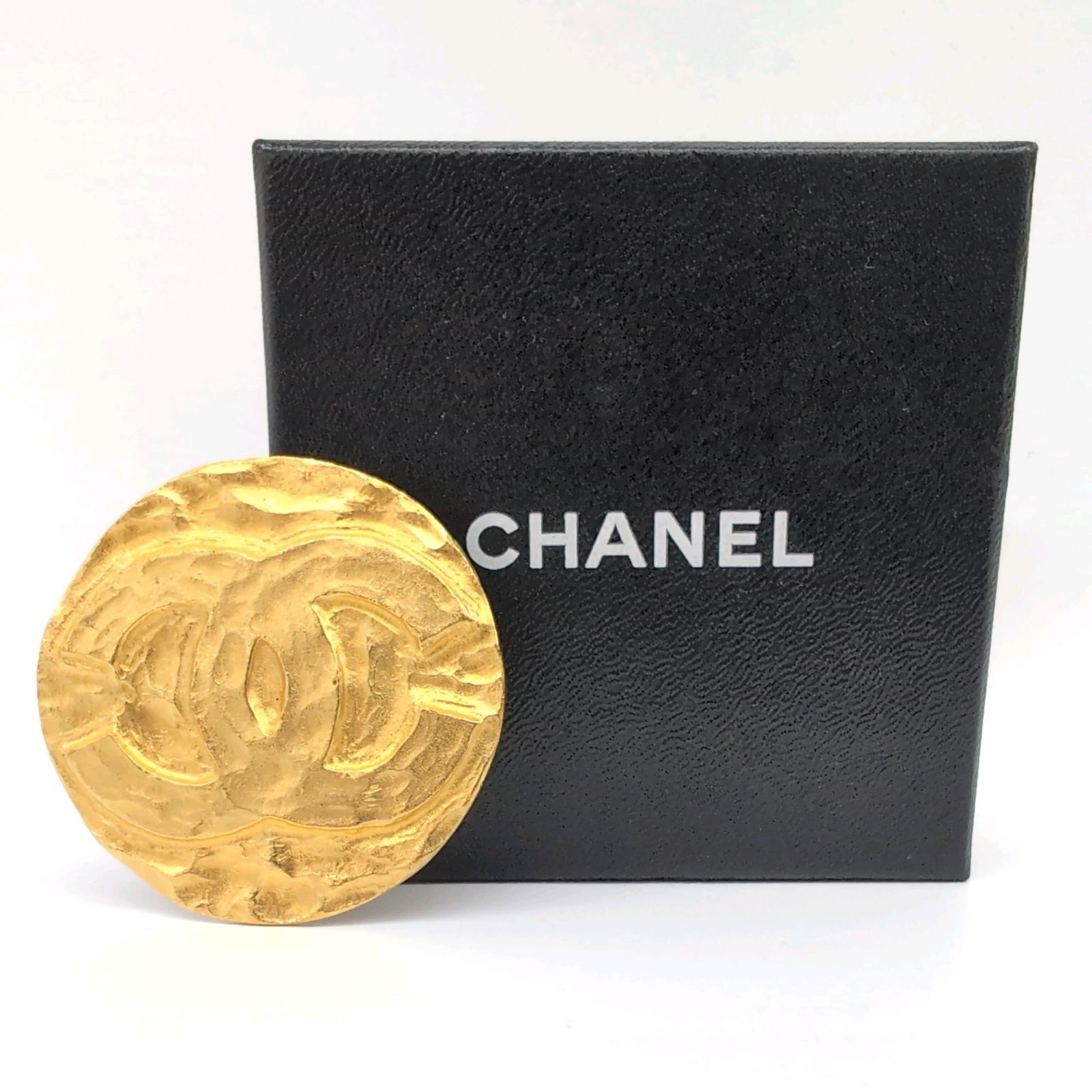 CHANEL|シャネル|ヴィンテージ|デカココマーク|ゴールド|メッキ