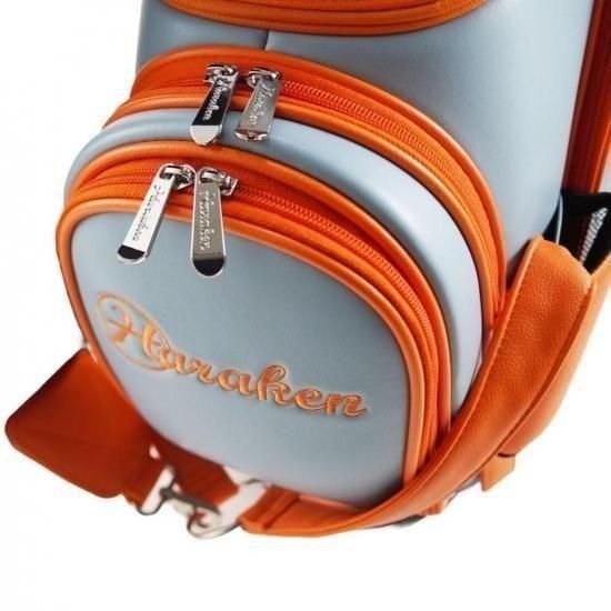 MUTA MARINE GOLF ボーダー柄 帆布製 ホワイト×ネイビー MUTA