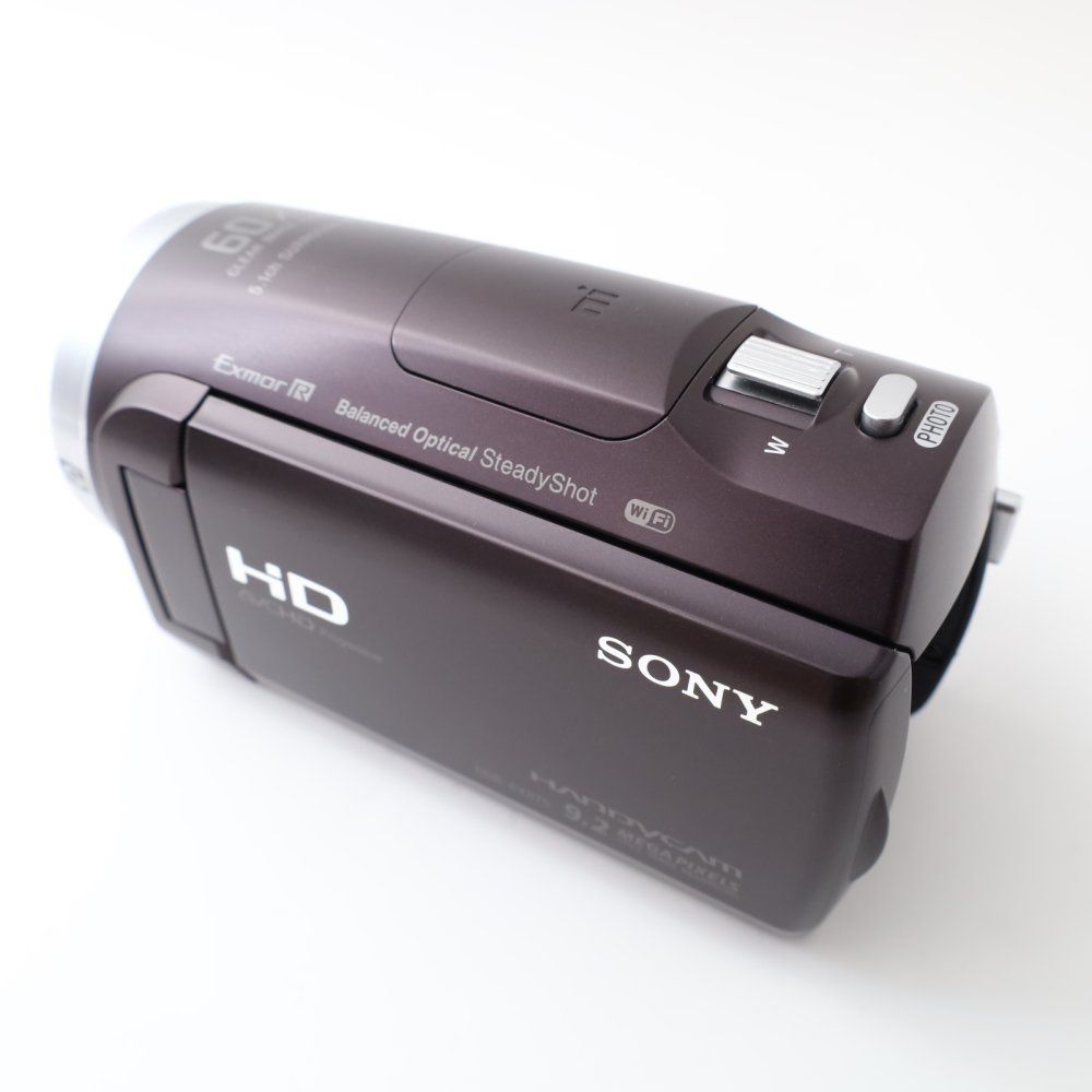 ソニー SONY ビデオカメラ HDR CX 675 32 GB ボルドーブラウン Handycam T 9 c 01