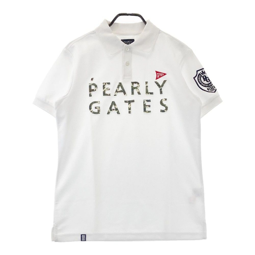 PEARLY GATES - パーリーゲイツ 半袖 ポロシャツ メンズ 6 (LL) カモフラ ゴルフ PEARLY GATES パーリーゲイツ カモフラ柄 ポロシャツ メンズ