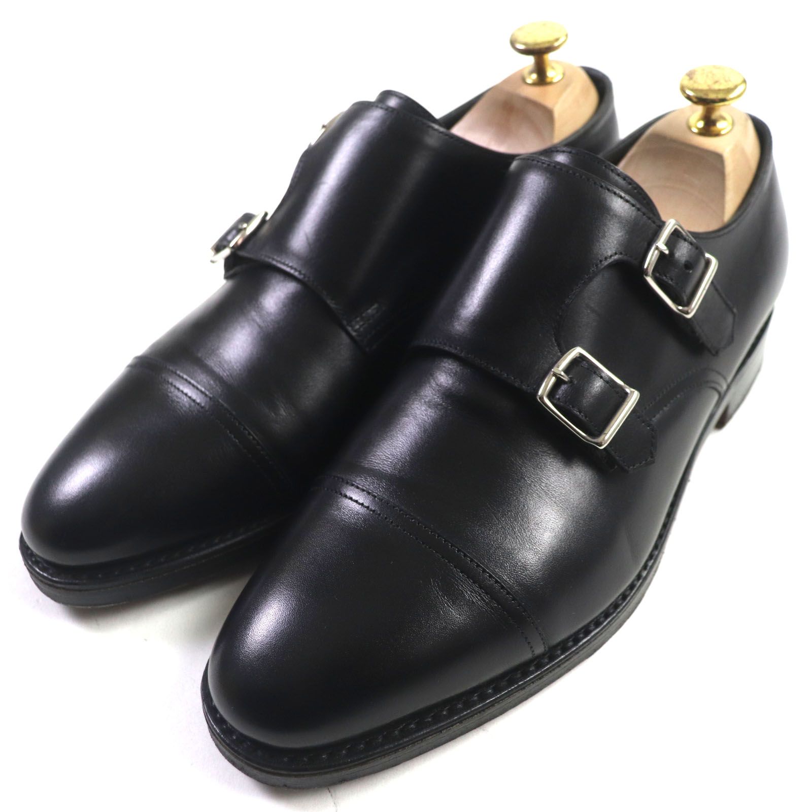 ジョンロブ◇ウィリアムⅡ◇ブラック◇旧ロゴ◇ヴィンテージ◇格安出品 JOHN LOBB（ジョンロブ） ウィリアム2 ブラック ダブルモンク