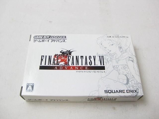 中古品 ゲーム ゲームボーイアドバンス ソフト ファイナルファンタジー6 VI アドバンス 箱・説明書付き メルカリShops